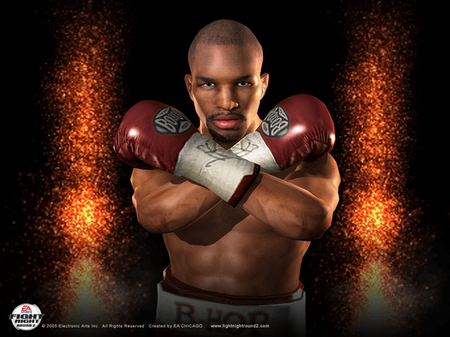 Fight Night Round 2 title screen for Xbox